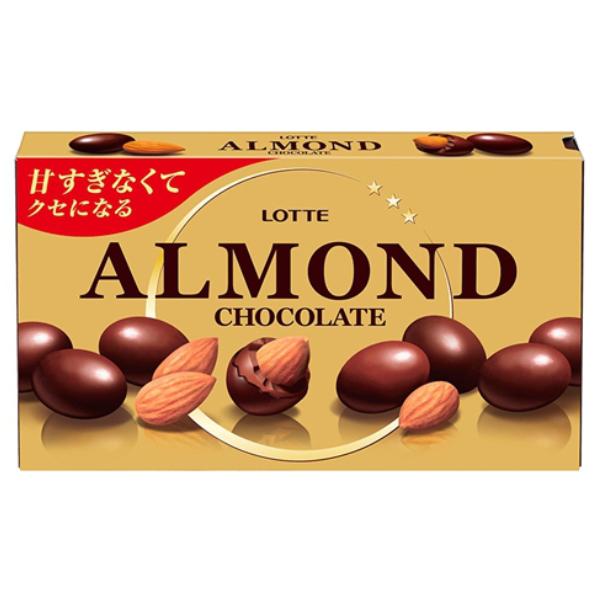 ロッテ アーモンドチョコレート 86g×10入 (ALMOND ナッツ アーモンド チョコ お菓子 ...