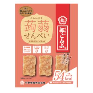 中野物産 こんにゃくせんべい 都こんぶ味 15g×8入