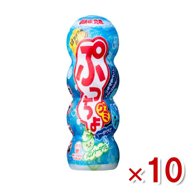 味覚糖 ぷっちょグミ ソーダ 40g×10入 (ポイント消化) (CP) メール便全国送料無料