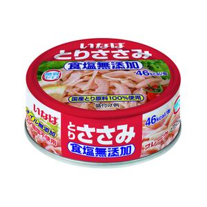 いなば食品 とりささみフレーク 食塩無添加国産 70ｇ×24缶【送料無料（一部地域除く）】