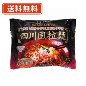 創健社 四川風拉麺（シセンフウラーメン） 110.2g×30袋　国産小麦　植物油　送料無料(一部地域を除く)｜takaomarket