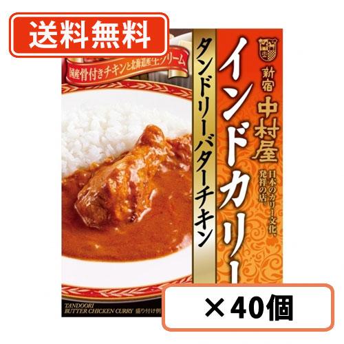 新宿中村屋 インドカリー タンドリーバターチキン 180g×40個 カレー レトルトカレー curr...