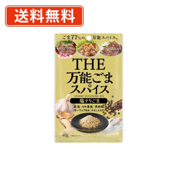 浜乙女　THE　万能ごまスパイス　塩すりごま　40ｇ×10袋  岩塩　長崎藻塩　おにぎり　送料無料/...