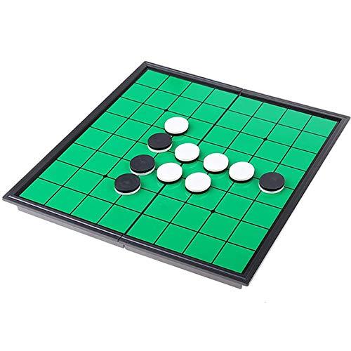 磁気 ポータブル オセロ Reversi 戦略 ゲーム 9.75インチ ボード付き 折りたたみ
