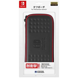 【Nintendo Switch対応】タフポーチ for Nintendo Switch ブラック×レッド Nintendo Switch用カバー、ケースの商品画像