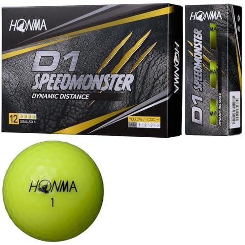 本間ゴルフ HONMA ボール D1 スピードモンスター ボール 3ダースセット 3ダース(