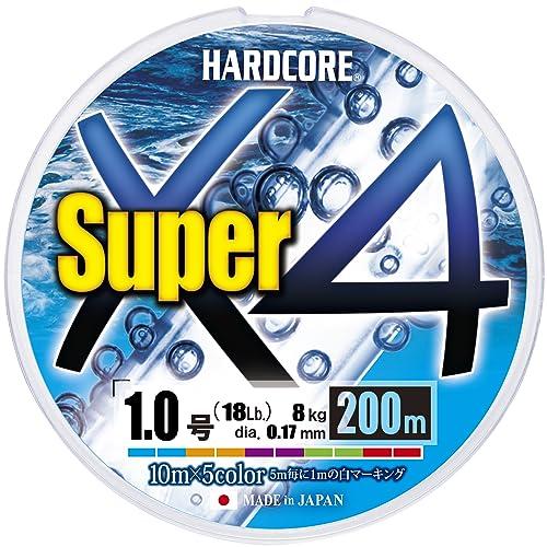 DUEL (デュエル) PEライン 釣り糸 HARDCORE スーパー X4 【 ライン 釣りライン