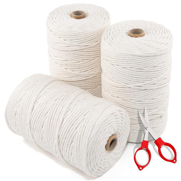Goreson マクラメ ロープ 紐 糸 手芸紐100%天然染料使用 マクラメ 編み 糸 ナチ