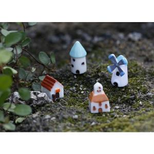 テラリウム お城 風車 教会 お家 建物 テラ...の詳細画像2