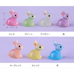白うさぎ 動物 フィギュア テラリウム フィギ...の詳細画像4