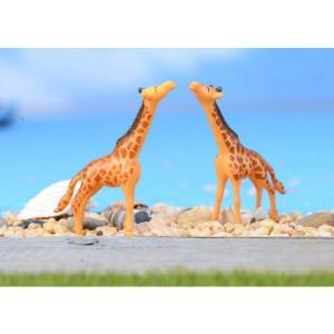キリン きりん 小サイズ コケリウム テラリウムフィギュア ミニチュア 動物フィギュア テラリウム ミニ 観葉植物 植木鉢装飾 苔テラリウム 苔盆栽 箱庭