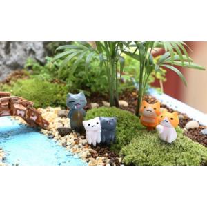 動物フィギュア 猫6体 ねこ コケリウム テラ...の詳細画像3