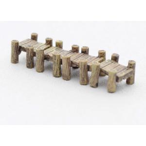 木の橋 建物模型 苔テラリウム テラリウムフィギュア