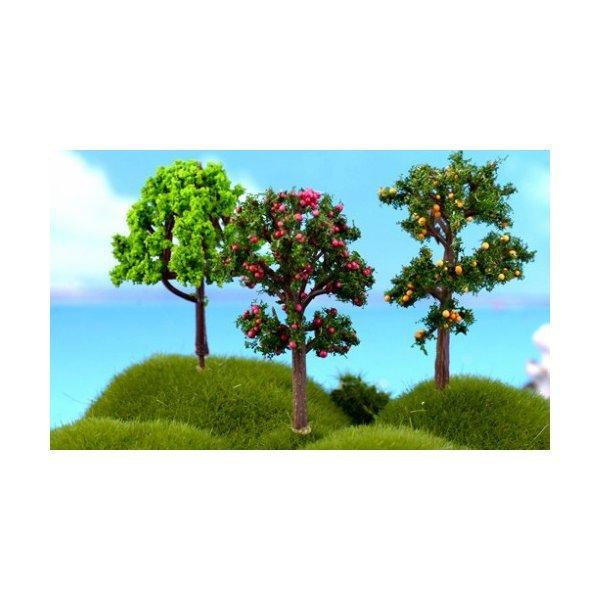 果物の木 お買い得20本 高さ6〜7cm ジオラマコレクション 樹木模型 鉄道模型 苔テラリウム テ...
