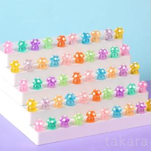 きのこ 中サイズ 10個 ミニチュア 模型 テ...の詳細画像5