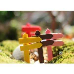 10色カラフル標識 5本 道標識 建物 フィギ...の詳細画像3