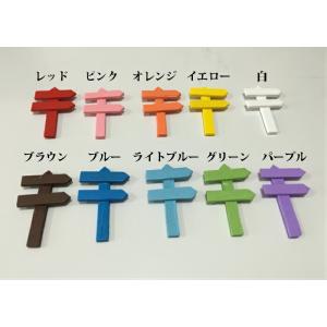 10色カラフル標識 5本 道標識 建物 フィギ...の詳細画像5