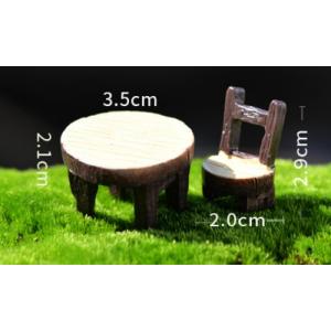 テーブル椅子セット 建物模型 苔テラリウム テラリウムフィギュア ミニフィギュア コケリウム 箱庭 アクアリウム テラリウム水槽 テラリウムキット