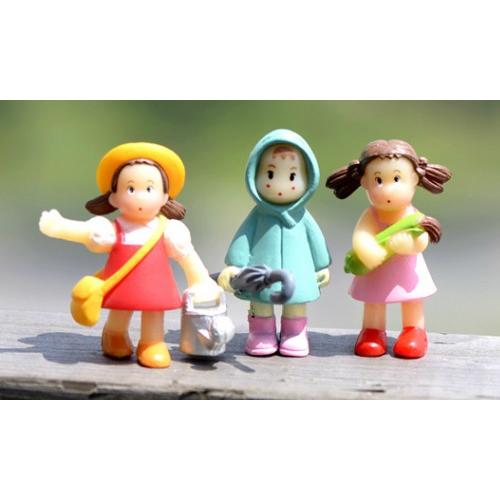 テラリウム フィギュア 人形 3タイプ女の子 人間 ウィディング  ミニフィギュア 苔テラリウム 箱...
