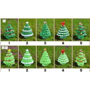 スノードーム クリスマスツリー 2色5種 小 ...の詳細画像1