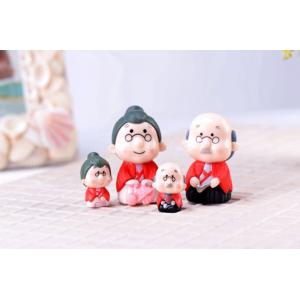 ミニ人形 おじいさん おばあさん 小 テラリウム フィギュア ミニチュア テラリウム コケリウム ドールハウス 箱庭 かわいい おしゃれ ワークショップパーツ