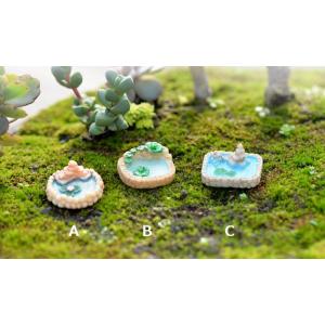 テラリウム ミニチュア 池 3種 テラリウム ...の詳細画像2
