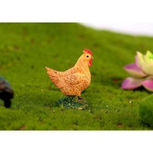 動物フィギュア にわとり 2種 ニワトリ コケ...の詳細画像2