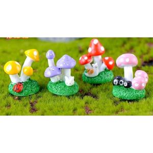 きのこと動物 ジオラマコレクション 樹木模型 鉄道模型 苔テラリウム テラリウムフィギュア テラリウムキット 箱庭