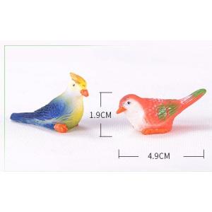 ミニチュア カラフル オウム 5種 鳥模型 テ...の詳細画像1