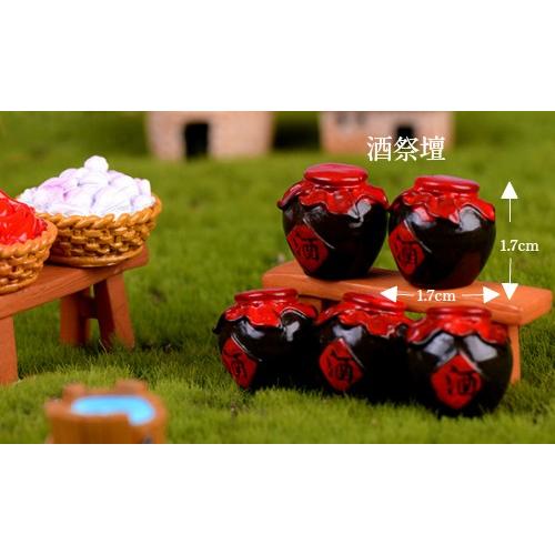 酒壺 木バケツ 酒ボール 蒸し器 青唐辛子 ニンニク 食品サンプル テラリウムフィギュア ミニチュア...