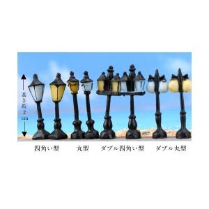 樹脂 街灯 4タイプ 2色 建物模型 テラリウ...の詳細画像5