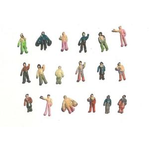 模型人形 スケール1:200 100体 人形 人物 人々 人間 人間フィギュア 塗装人 情景コレクシ...