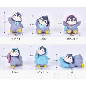 動物フィギュア ペンギン6種 テラリウム フィ...の詳細画像1