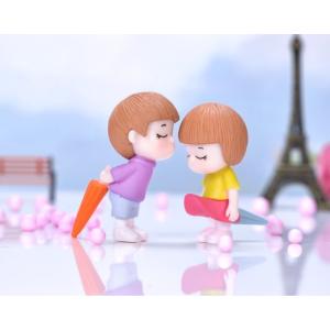 ミニ人形 傘カップル ウェルカム テラリウム ...の詳細画像1