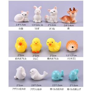 動物ミニチュア うさぎ きつね 鹿 アヒル ひ...の詳細画像1