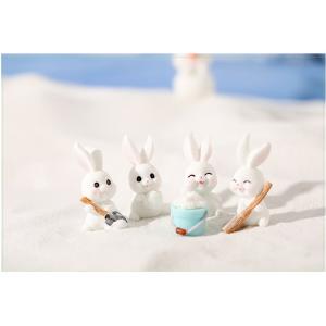動物フィギュア 雪 うさぎ クリスマスツリー ...の詳細画像2