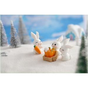 動物フィギュア 雪 うさぎ クリスマスツリー ...の詳細画像5