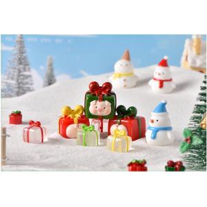 スノードーム クリスマス 雪だるま プレゼント...の詳細画像2