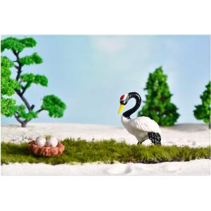 鶴3種 つる 鳥 水耕栽培 おもちゃ コケリウ...の詳細画像3