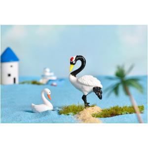鶴3種 つる 鳥 水耕栽培 おもちゃ コケリウ...の詳細画像4