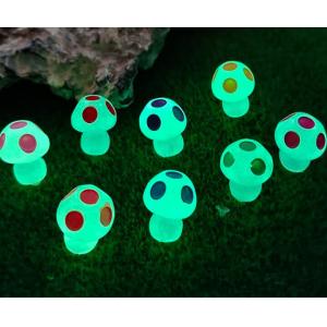 光るきのこ 5個 夜光 蓄光ミニチュア 模型 ...の詳細画像2