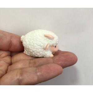動物フィギュア 羊 頭上げ下げ コケリウム テ...の詳細画像1
