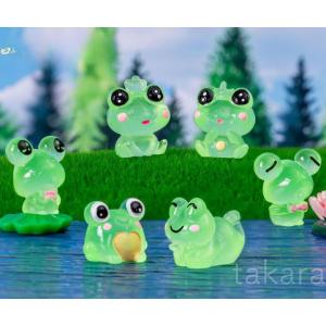 光るカエル6種 夜光 蓄光 かえる 動物 フィ...の詳細画像4