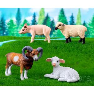 動物フィギュア 農場 いのしし うさぎ 羊 ア...の詳細画像2