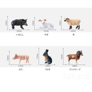 動物フィギュア 農場 いのしし うさぎ 羊 ア...の詳細画像5