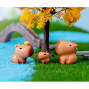 カピバラ親子10種 動物模型 テラリウム フィ...の詳細画像2