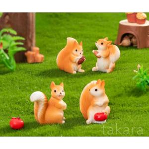 動物フィギュア リス7種 りす コケリウム テ...の詳細画像3