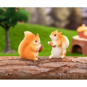 動物フィギュア リス7種 りす コケリウム テ...の詳細画像4