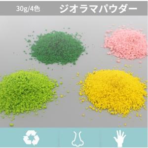 ジオラマパウダー スポンジパウダー 草 桜 花 地面 雪 ハンドメイド DIY 人工芝生パウダー フロッキー粉末 粉ふるい 苔テラリウム レイアウト 情景製作 背景用｜takara77