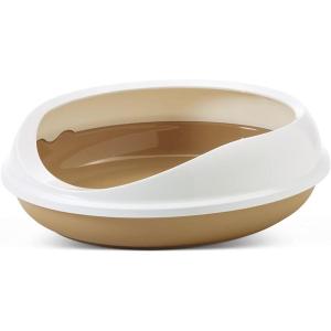 サヴィッチ フィガロ 猫用トイレ ホワイト/レトロブラウン